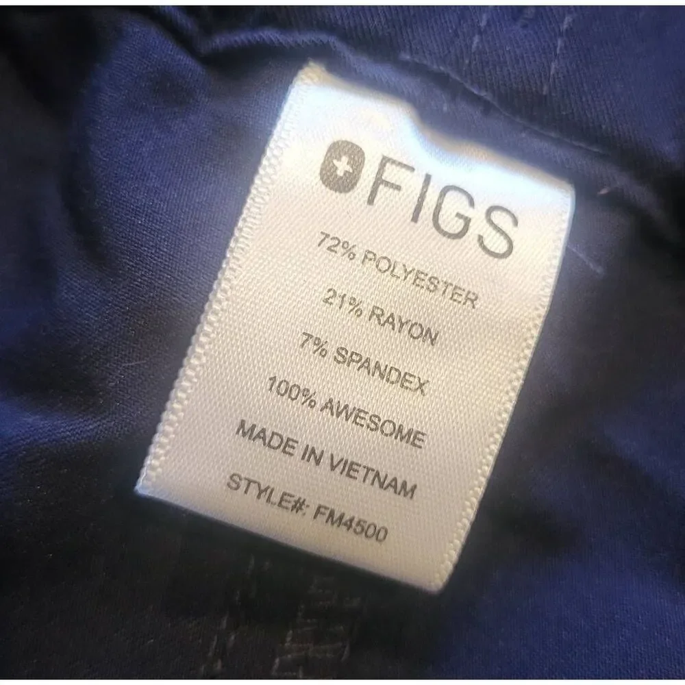 FIGS Scrubs Pants Men's XL Navy Blue Pisco Basic Straight Leg